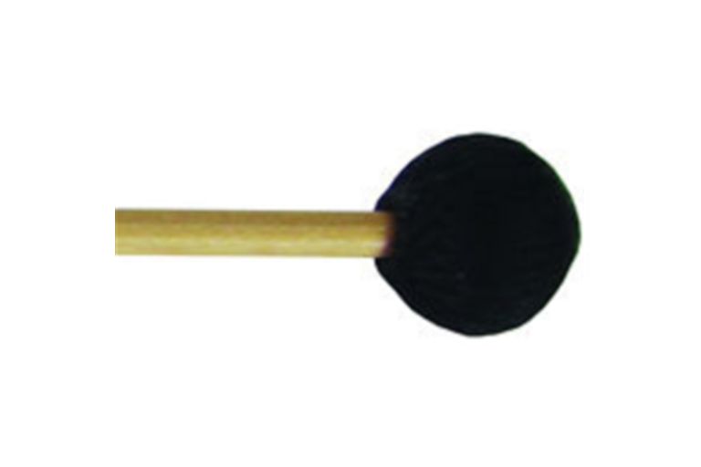 Salyers E30 Hard Black Yarn Marimba Mallets with Birch Handles