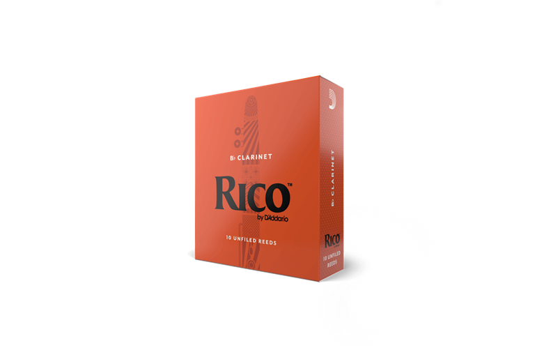 Rico #2.5 Bb Clarinet Unfiled Reed 10 Pack