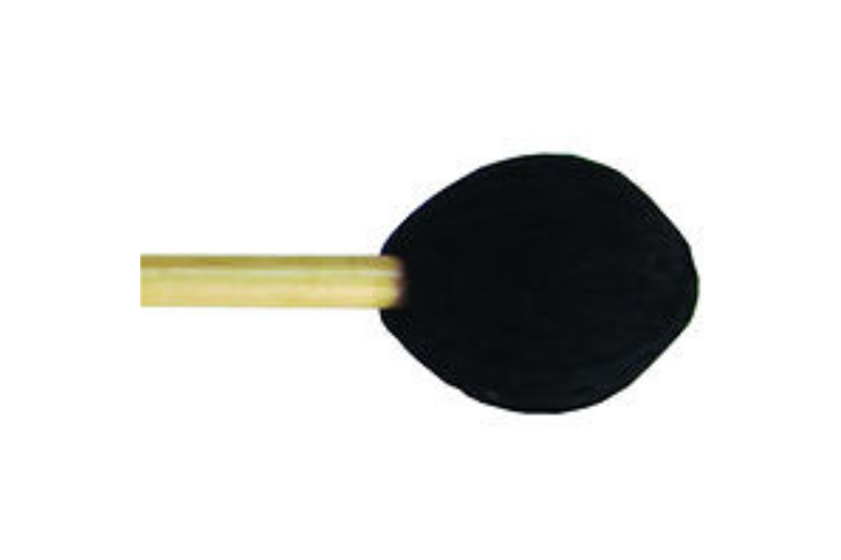 Salyers E20 Medium Black Yarn Marimba Mallets with Birch Handles